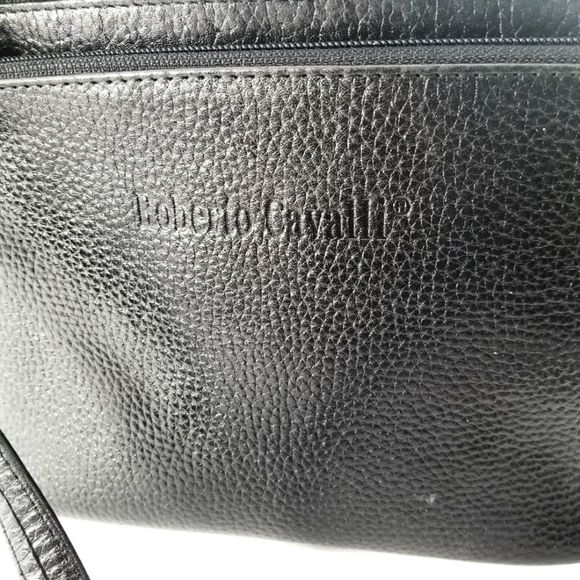 Vintage ROBERTO CAVALLI Leather Crossbody P79 - Picture 1 of 7